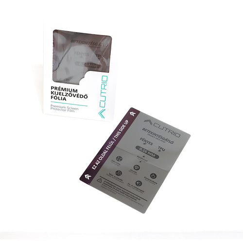 Cutrio Betekintésgátló mobilkijelző fólia 0.16mm - Fényes - TPU